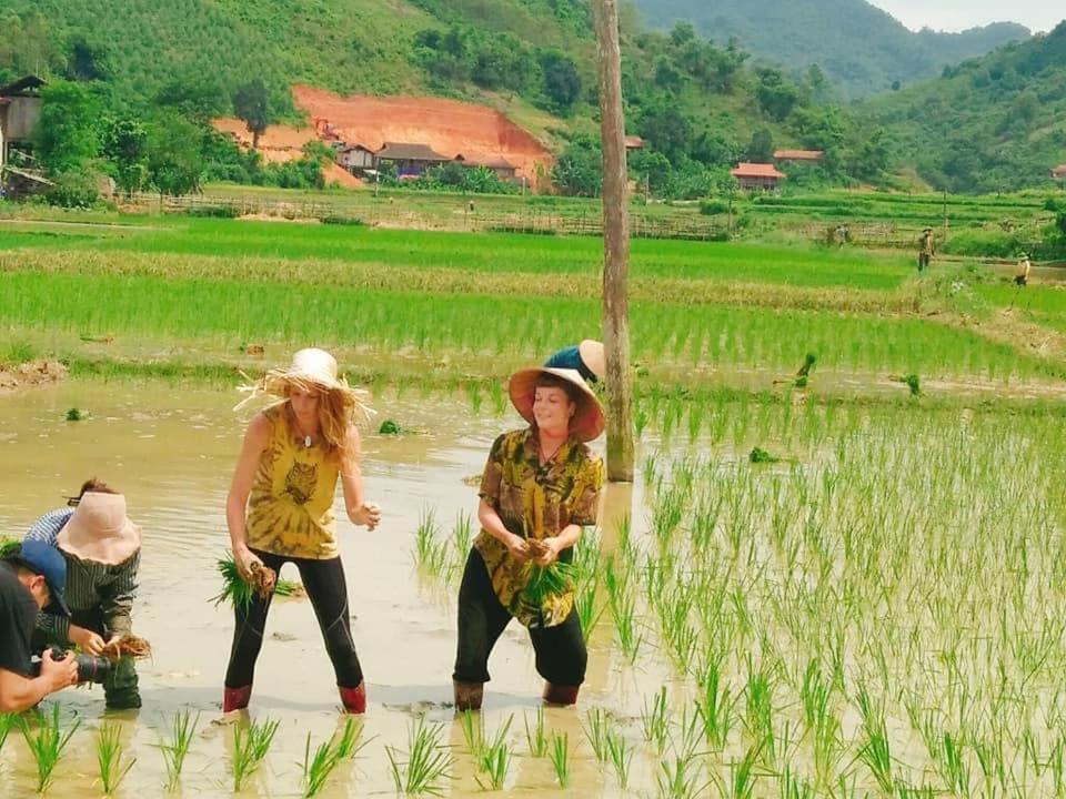 Homestay Rung Xanh Huu Lien Lang Ben 외부 사진